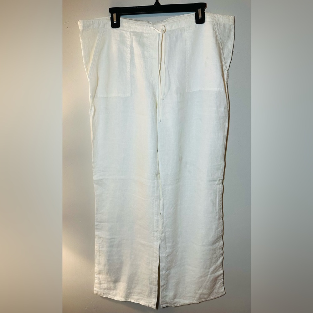 Linen wide leg pant (tall)